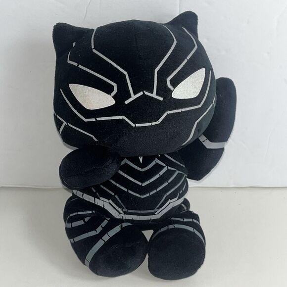 TY Beanie Baby 6" Black Panther Marvel Plush Stuffed Animal Toy - Picture 1 of 6